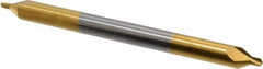 Hertel - #4 Plain Cut 60° Incl Angle Solid Carbide Combo Drill & Countersink - All Tool & Supply