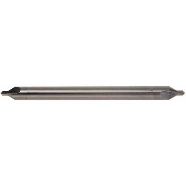 Hertel - #8 Plain Cut 90° Incl Angle Solid Carbide Combo Drill & Countersink - All Tool & Supply