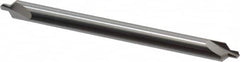 Hertel - #4 Plain Cut 90° Incl Angle Solid Carbide Combo Drill & Countersink - All Tool & Supply