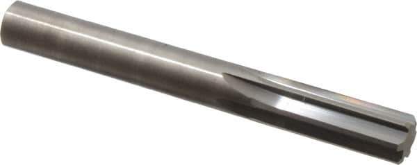 Hertel - 15/32" Solid Carbide 6 Flute Chucking Reamer - Straight Flute, 15/32" Straight Shank, 1-3/8" Flute Length, 4" OAL - All Tool & Supply