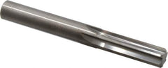 Hertel - 31/64" Solid Carbide 6 Flute Chucking Reamer - Straight Flute, 31/64" Straight Shank, 1-1/2" Flute Length, 4" OAL - All Tool & Supply