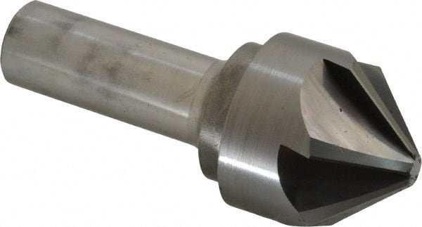 Hertel - 1-1/2" Head Diam, 3/4" Shank Diam, 6 Flute 90° Solid Carbide Countersink - All Tool & Supply