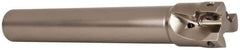 Seco - 1-1/4" Cut Diam, 0.669" Max Depth of Cut, 1" Shank Diam, 7.68" OAL, Indexable Square Shoulder End Mill - XO.X 1806.. Inserts, Cylindrical Shank, 90° Lead Angle, Through Coolant, Series Power Turbo - All Tool & Supply