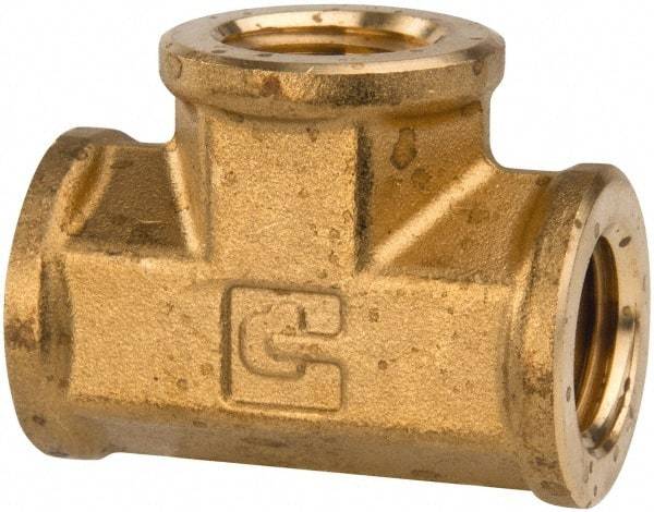 Parker - Hose I.D. x MNPTF End Connection Brass Truck Valve - 3.73" OAL, 3/4 x 3/8" Pipe - All Tool & Supply