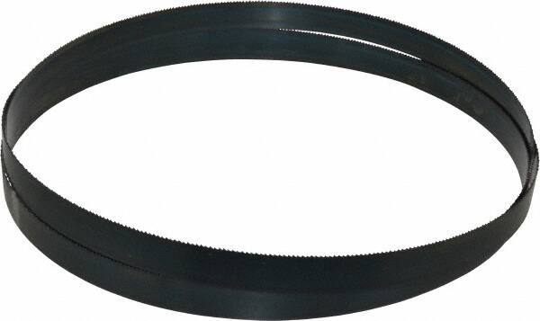 Starrett - 10 TPI, 11' Long x 1" Wide x 0.035" Thick, Welded Band Saw Blade - Carbon Steel, Toothed Edge, Raker Tooth Set, Flexible Back, Contour Cutting - All Tool & Supply