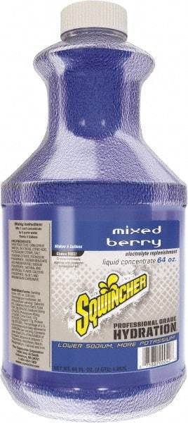 Sqwincher - 64 oz Bottle Mixed Berry Activity Drink - Liquid Concentrate, Yields 5 Gal - All Tool & Supply