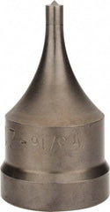 Cleveland Steel Tool - 1-1/4 Inch Diameter Round Ironworker Die - 2-1/8 Inch Head Diameter, 1 Inch Head Height - All Tool & Supply