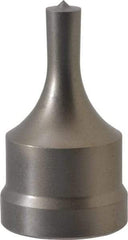 Cleveland Steel Tool - 5/16 Inch Diameter Round Ironworker Punch - 1-1/32 Inch Body Diameter, 1-5/32 Inch Head Diameter, 1-15/16 Inch Overall Length - All Tool & Supply