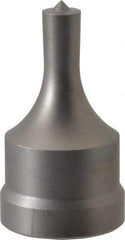 Cleveland Steel Tool - 11/32 Inch Diameter Round Ironworker Punch - 1-1/32 Inch Body Diameter, 1-5/32 Inch Head Diameter, 1-15/16 Inch Overall Length - All Tool & Supply