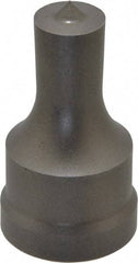 Cleveland Steel Tool - 9/16 Inch Diameter Round Ironworker Punch - 1-1/32 Inch Body Diameter, 1-5/32 Inch Head Diameter, 1-15/16 Inch Overall Length - All Tool & Supply