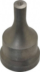 Cleveland Steel Tool - 3/8 Inch Diameter Round Ironworker Punch - 1-1/16 Inch Body Diameter, 1-7/32 Inch Head Diameter, 2-1/8 Inch Overall Length - All Tool & Supply