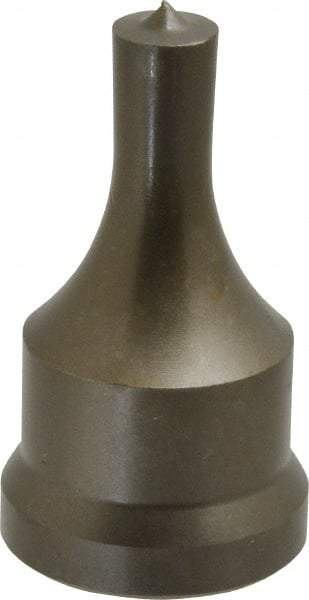 Cleveland Steel Tool - 13/32 Inch Diameter Round Ironworker Punch - 1-1/16 Inch Body Diameter, 1-7/32 Inch Head Diameter, 2-1/8 Inch Overall Length - All Tool & Supply