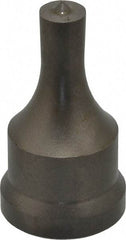 Cleveland Steel Tool - 7/16 Inch Diameter Round Ironworker Punch - 1-1/16 Inch Body Diameter, 1-7/32 Inch Head Diameter, 2-1/8 Inch Overall Length - All Tool & Supply