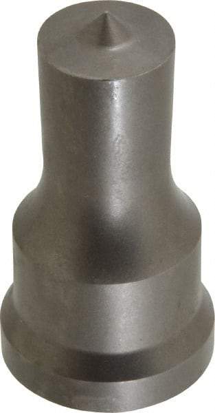 Cleveland Steel Tool - 3/4 Inch Diameter Round Ironworker Punch - 1-1/16 Inch Body Diameter, 1-7/32 Inch Head Diameter, 2-1/8 Inch Overall Length - All Tool & Supply