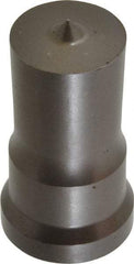 Cleveland Steel Tool - 1 Inch Diameter Round Ironworker Punch - 1-1/16 Inch Body Diameter, 1-7/32 Inch Head Diameter, 2-1/8 Inch Overall Length - All Tool & Supply