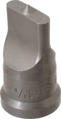 Cleveland Steel Tool - 5/16 Inch Wide Oblong Ironworker Punch - 1-1/16 Inch Body Diameter, 1-7/32 Inch Head Diameter, 2-1/8 Inch Overall Length - All Tool & Supply