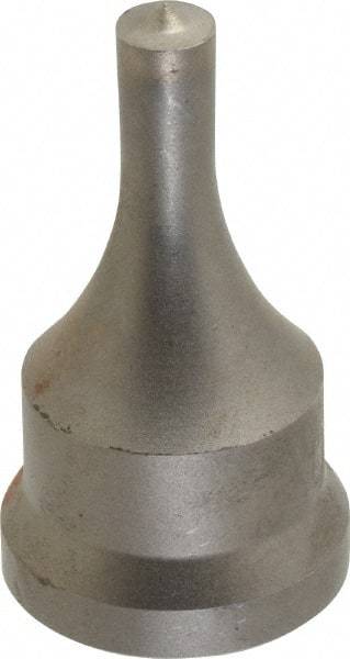 Cleveland Steel Tool - 11/32 Inch Diameter Round Ironworker Punch - 1-1/16 Inch Body Diameter, 1.24 Inch Head Diameter, 2-3/16 Inch Overall Length - All Tool & Supply