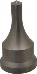 Cleveland Steel Tool - 3/8 Inch Diameter Round Ironworker Punch - 1-1/16 Inch Body Diameter, 1.24 Inch Head Diameter, 2-3/16 Inch Overall Length - All Tool & Supply