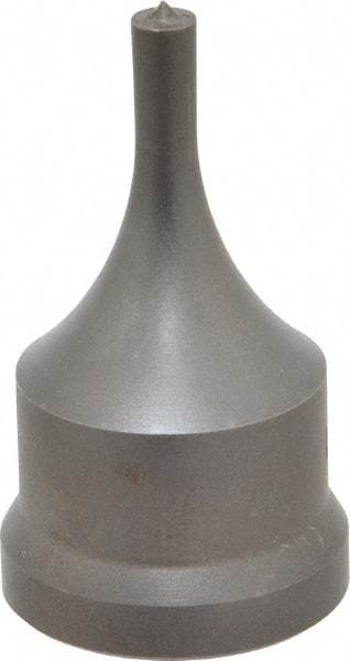 Cleveland Steel Tool - 1/4 Inch Diameter Round Ironworker Punch - 1-7/32 Inch Body Diameter, 1-3/8 Inch Head Diameter, 2-3/8 Inch Overall Length - All Tool & Supply