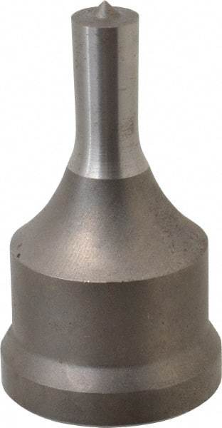 Cleveland Steel Tool - 13/32 Inch Diameter Round Ironworker Punch - 1-7/32 Inch Body Diameter, 1-3/8 Inch Head Diameter, 2-3/8 Inch Overall Length - All Tool & Supply