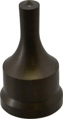 Cleveland Steel Tool - 7/16 Inch Diameter Round Ironworker Punch - 1-7/32 Inch Body Diameter, 1-3/8 Inch Head Diameter, 2-3/8 Inch Overall Length - All Tool & Supply