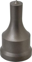 Cleveland Steel Tool - 17/32 Inch Diameter Round Ironworker Punch - 1-7/32 Inch Body Diameter, 1-3/8 Inch Head Diameter, 2-3/8 Inch Overall Length - All Tool & Supply