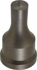 Cleveland Steel Tool - 5/8 Inch Diameter Round Ironworker Punch - 1-7/32 Inch Body Diameter, 1-3/8 Inch Head Diameter, 2-3/8 Inch Overall Length - All Tool & Supply