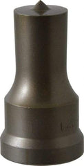 Cleveland Steel Tool - 7/8 Inch Diameter Round Ironworker Punch - 1-7/32 Inch Body Diameter, 1-3/8 Inch Head Diameter, 2-3/8 Inch Overall Length - All Tool & Supply