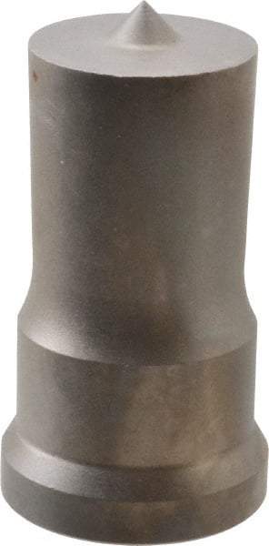 Cleveland Steel Tool - 1-1/8 Inch Diameter Round Ironworker Punch - 1-7/32 Inch Body Diameter, 1-3/8 Inch Head Diameter, 2-3/8 Inch Overall Length - All Tool & Supply