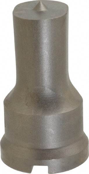 Cleveland Steel Tool - 13/16 Inch Wide Oblong Ironworker Punch - 1-7/32 Inch Body Diameter, 1-3/8 Inch Head Diameter, 2-3/8 Inch Overall Length - All Tool & Supply