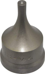 Cleveland Steel Tool - 5/16 Inch Diameter Round Ironworker Punch - 1-17/32 Inch Body Diameter, 1-11/16 Inch Head Diameter, 2-11/16 Inch Overall Length - All Tool & Supply