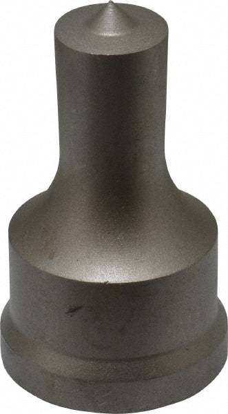 Cleveland Steel Tool - 13/16 Inch Diameter Round Ironworker Punch - 1-17/32 Inch Body Diameter, 1-11/16 Inch Head Diameter, 2-11/16 Inch Overall Length - All Tool & Supply