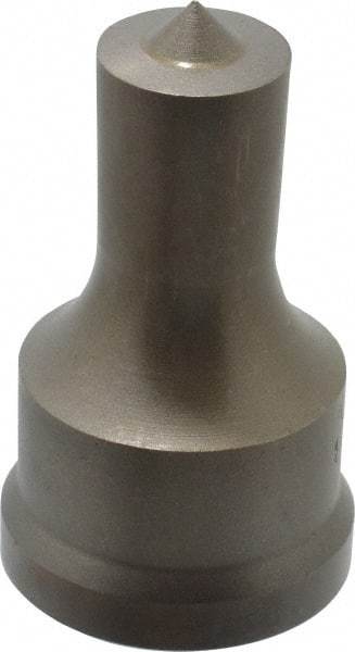 Cleveland Steel Tool - 7/8 Inch Diameter Round Ironworker Punch - 1-17/32 Inch Body Diameter, 1-11/16 Inch Head Diameter, 2-11/16 Inch Overall Length - All Tool & Supply