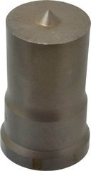 Cleveland Steel Tool - 1-1/2 Inch Diameter Round Ironworker Punch - 1-17/32 Inch Body Diameter, 1-11/16 Inch Head Diameter, 2-11/16 Inch Overall Length - All Tool & Supply