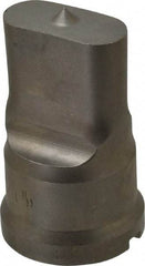 Cleveland Steel Tool - 11/16 Inch Wide Oblong Ironworker Punch - 1-17/32 Inch Body Diameter, 1-11/16 Inch Head Diameter, 2-11/16 Inch Overall Length - All Tool & Supply