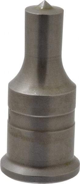 Cleveland Steel Tool - 9/16 Inch Diameter Round Ironworker Punch - 1 Inch Body Diameter, 1-3/16 Inch Head Diameter, 2-7/16 Inch Overall Length - All Tool & Supply