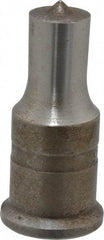 Cleveland Steel Tool - 11/16 Inch Diameter Round Ironworker Punch - 1 Inch Body Diameter, 1-3/16 Inch Head Diameter, 2-7/16 Inch Overall Length - All Tool & Supply