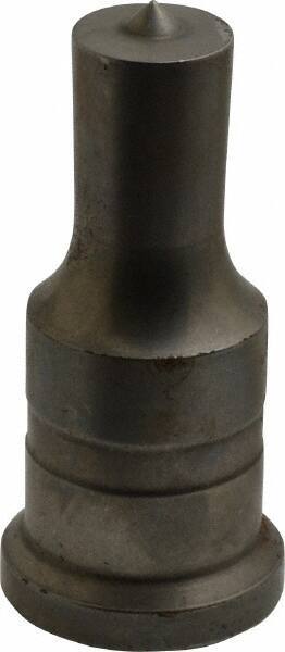 Cleveland Steel Tool - 13/16 Inch Diameter Round Ironworker Punch - 1-1/4 Inch Body Diameter, 1-1/2 Inch Head Diameter, 3-1/8 Inch Overall Length - All Tool & Supply