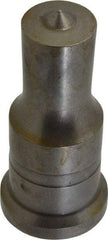 Cleveland Steel Tool - 15/16 Inch Diameter Round Ironworker Punch - 1-1/4 Inch Body Diameter, 1-1/2 Inch Head Diameter, 3-1/8 Inch Overall Length - All Tool & Supply