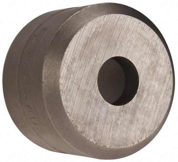 Cleveland Steel Tool - 15/32 Inch Diameter Round Ironworker Die - 1-1/2 Inch Head Diameter, 1 Inch Head Height - All Tool & Supply