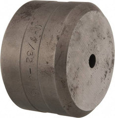 Cleveland Steel Tool - 7/32 Inch Diameter Round Ironworker Die - 1-13/16 Inch Head Diameter, 1-1/8 Inch Head Height - All Tool & Supply