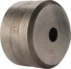 Cleveland Steel Tool - 3/8 Inch Diameter Round Ironworker Die - 1-13/16 Inch Head Diameter, 1-1/8 Inch Head Height - All Tool & Supply