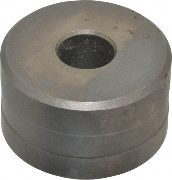 Cleveland Steel Tool - 15/32 Inch Diameter Round Ironworker Die - 1-13/16 Inch Head Diameter, 1-1/8 Inch Head Height - All Tool & Supply