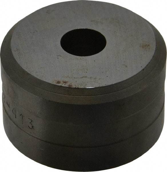 Cleveland Steel Tool - 1/2 Inch Diameter Round Ironworker Die - 1-13/16 Inch Head Diameter, 1-1/8 Inch Head Height - All Tool & Supply