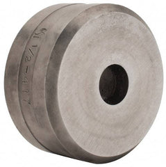 Cleveland Steel Tool - 1/2 Inch Diameter Round Ironworker Die - 2 Inch Head Diameter, 1 Inch Head Height - All Tool & Supply