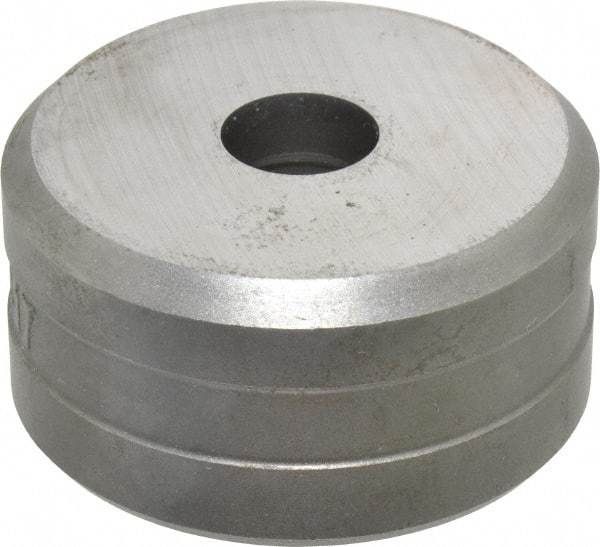 Cleveland Steel Tool - 17/32 Inch Diameter Round Ironworker Die - 2 Inch Head Diameter, 1 Inch Head Height - All Tool & Supply