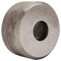 Cleveland Steel Tool - 11/16 Inch Diameter Round Ironworker Die - 2 Inch Head Diameter, 1 Inch Head Height - All Tool & Supply