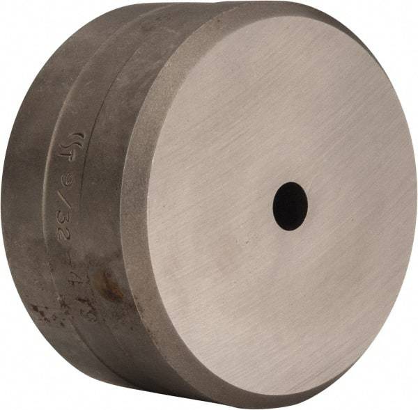 Cleveland Steel Tool - 9/32 Inch Diameter Round Ironworker Die - 2-3/8 Inch Head Diameter, 1-1/4 Inch Head Height - All Tool & Supply