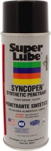 Synco Chemical - 11 oz Aerosol Synthetic Penetrant - Food Grade - All Tool & Supply