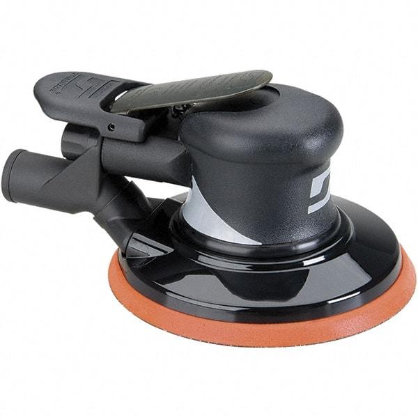 Dynabrade - 12,000 OPM, 18 CFM Air Consumption, Palm Air Orbital Sander - Round Pad, 1/4 NPT Inlet - All Tool & Supply